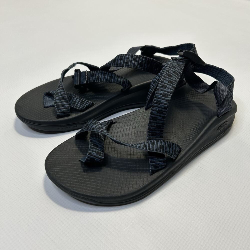 Chaco Z Eddy 2 Steeple Navy Blue Sport Sandals Toe Loop J106093 Size Mens Sz 11